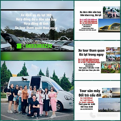 Thuê Xe Dịch Vụ Đà Lạt